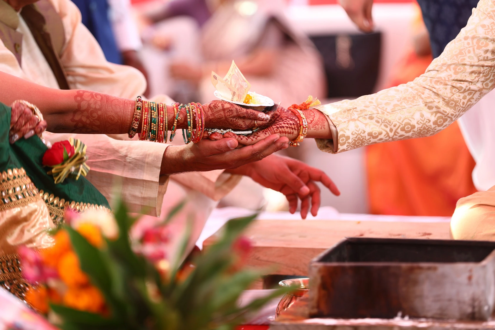 Celebration moments at Sarai